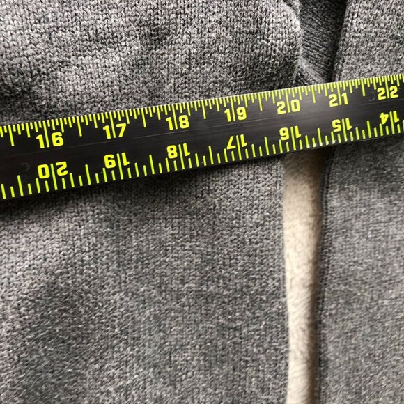 Polo Ralph Lauren Mens Sweater Medium Pullover Mock Neck Cotton Gray Knit Cozy - Picture 5 of 12